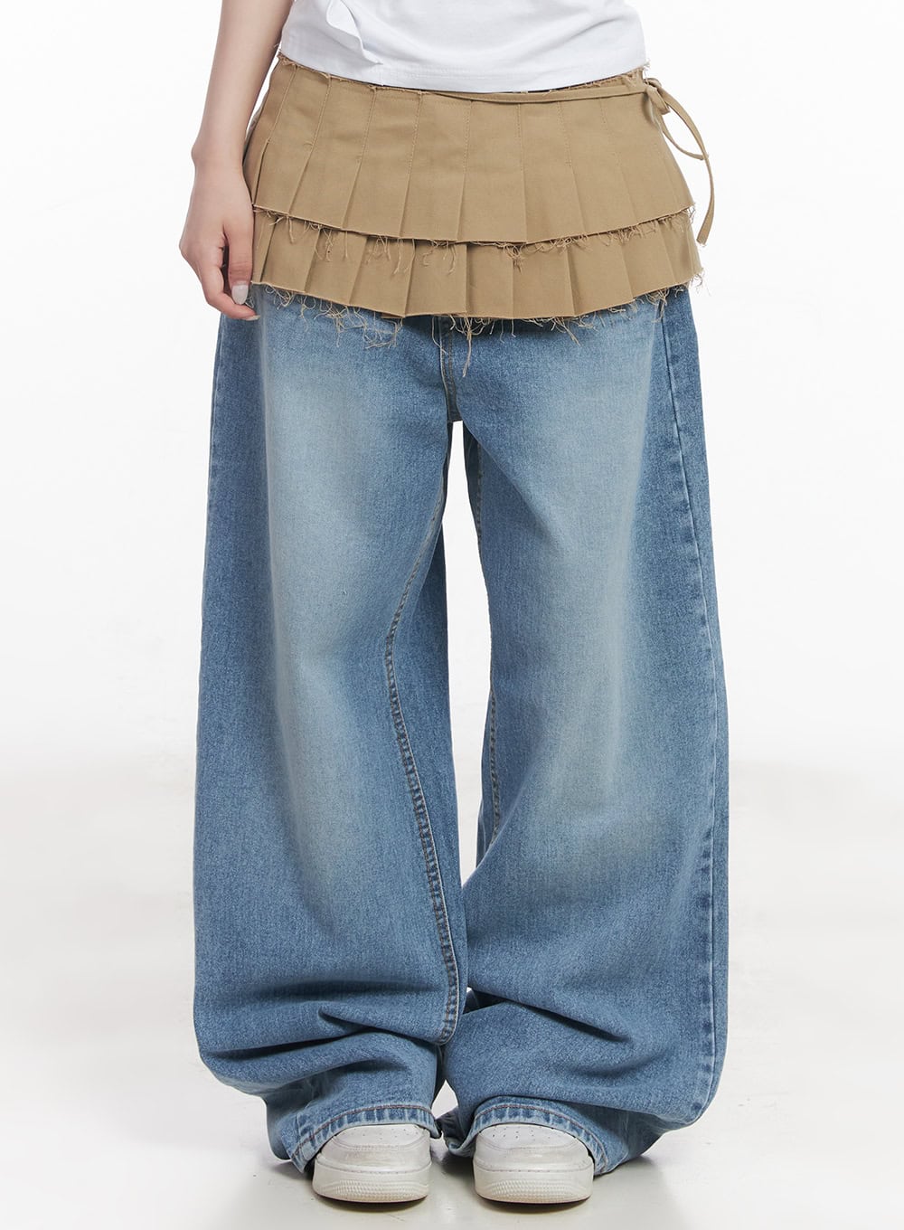 Essential Pleated Layering Skirt CY527