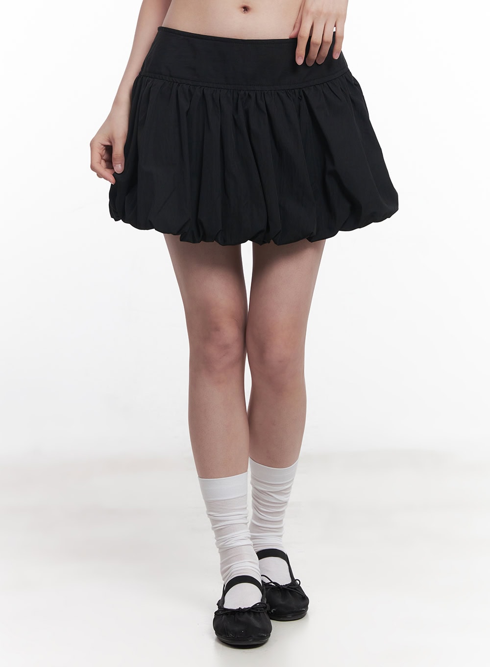 Low Rise Puffy Mini Skirt CY519