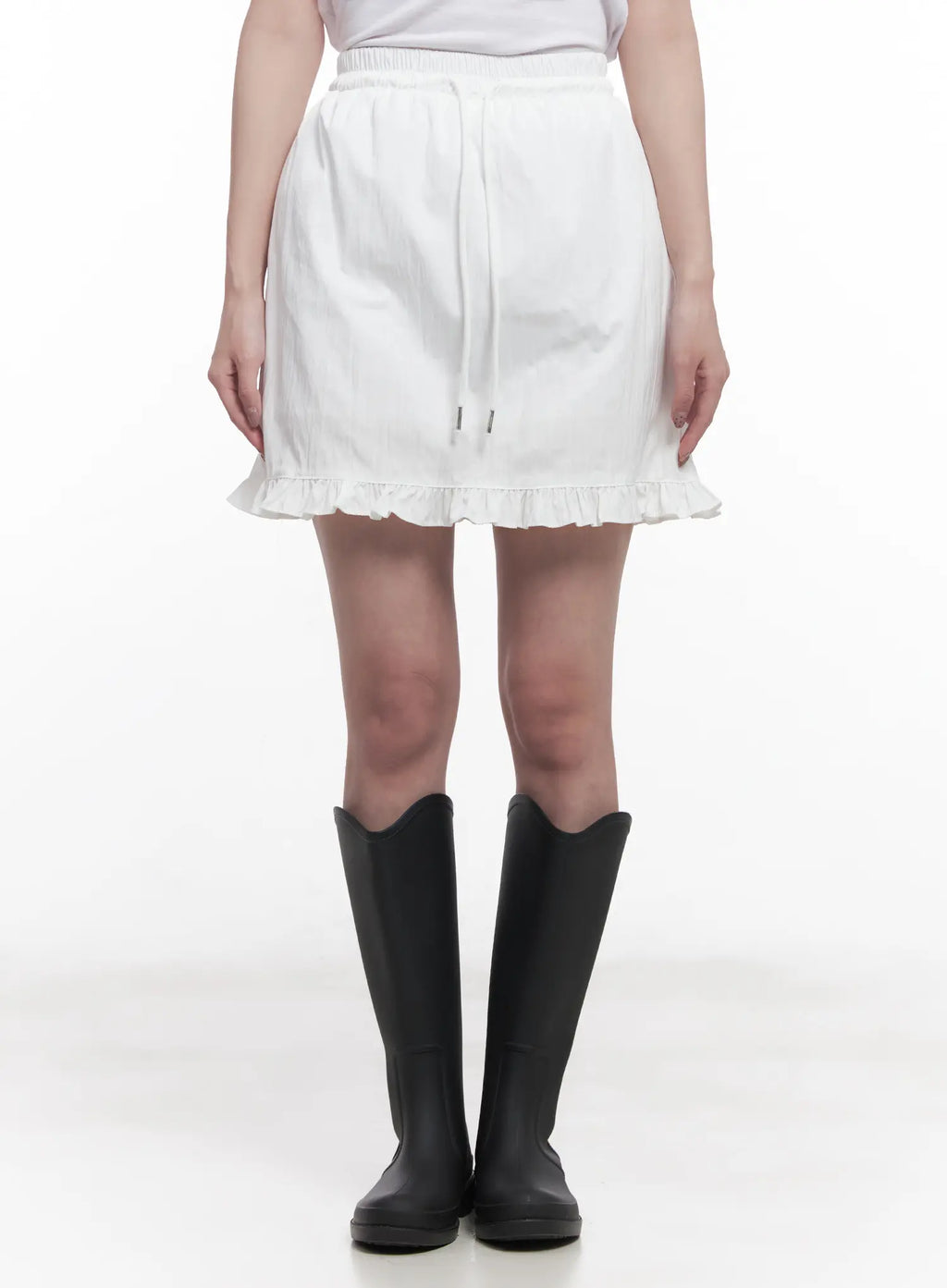 Frill Trim Mini Skirt CU523