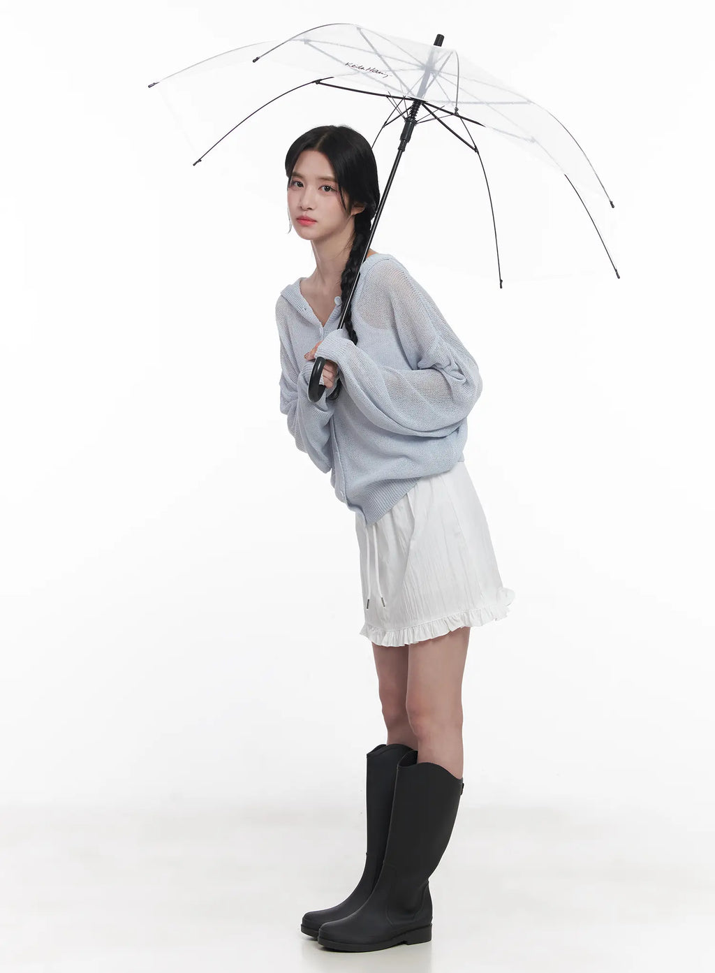 Frill Trim Mini Skirt CU523