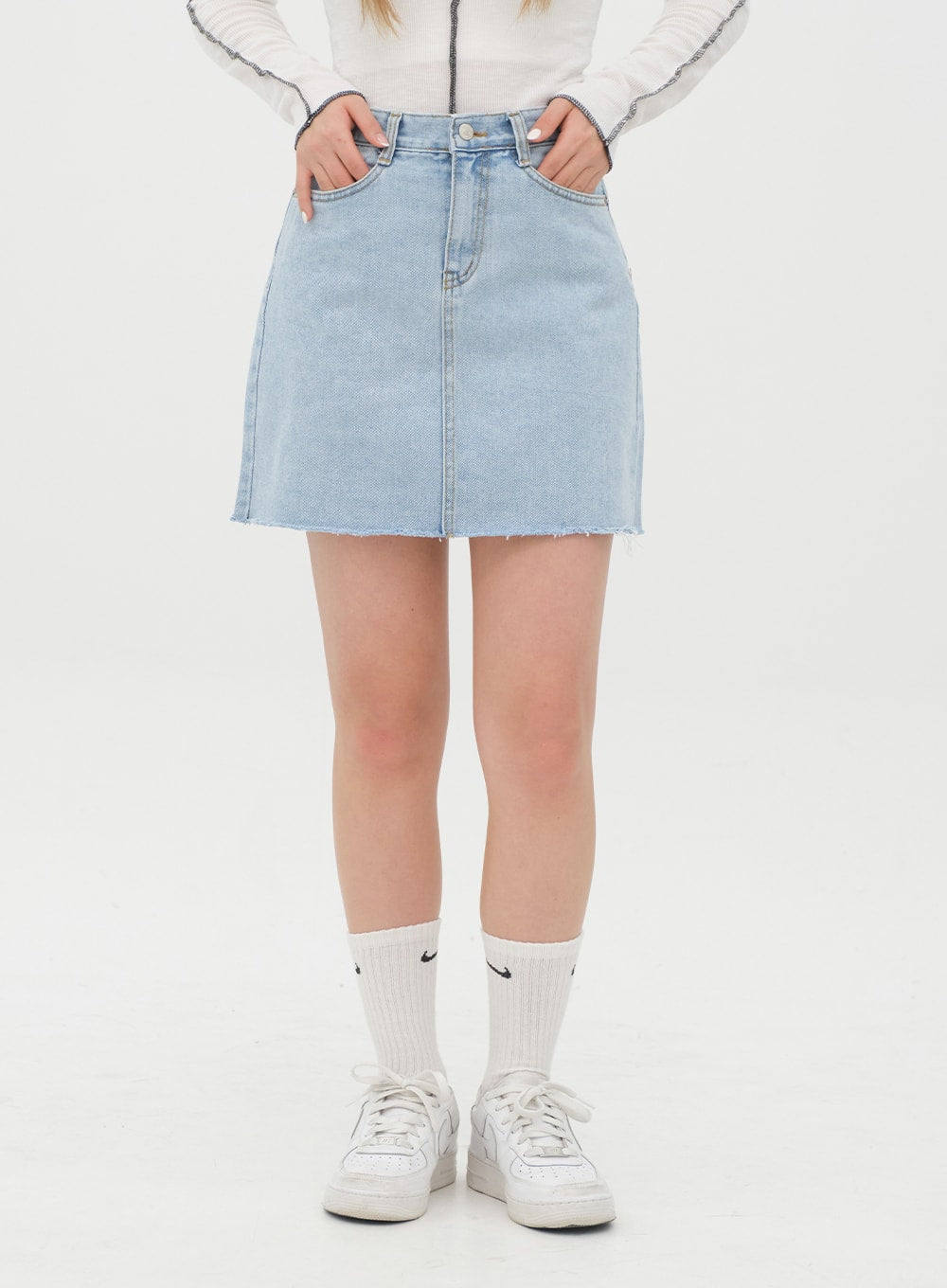Denim Mini Skirt J28