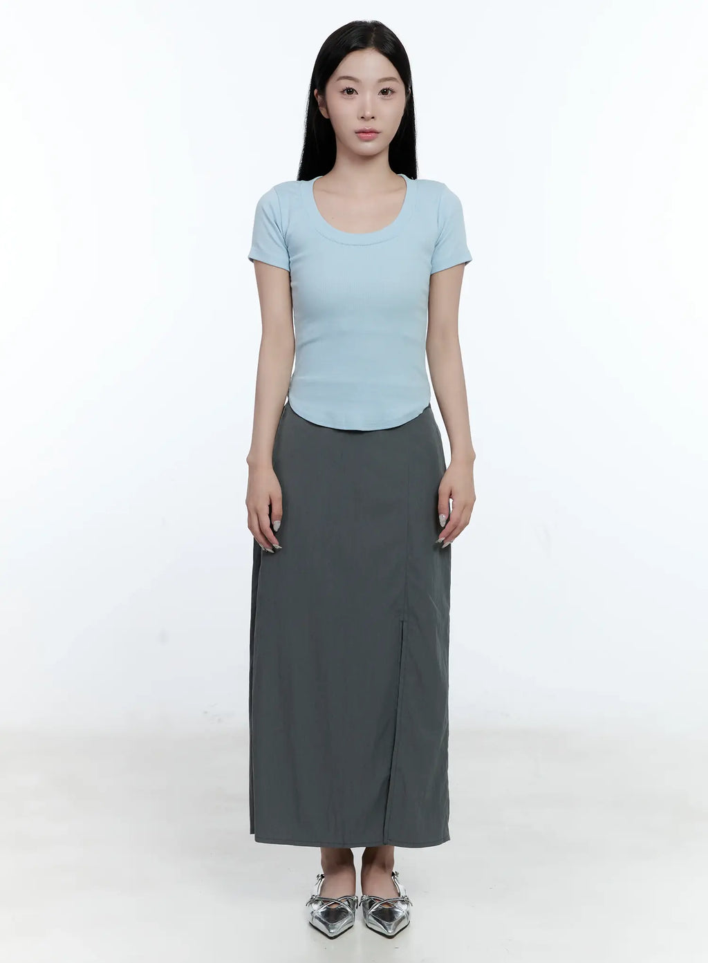 Pencil Slit Maxi Skirt CG501