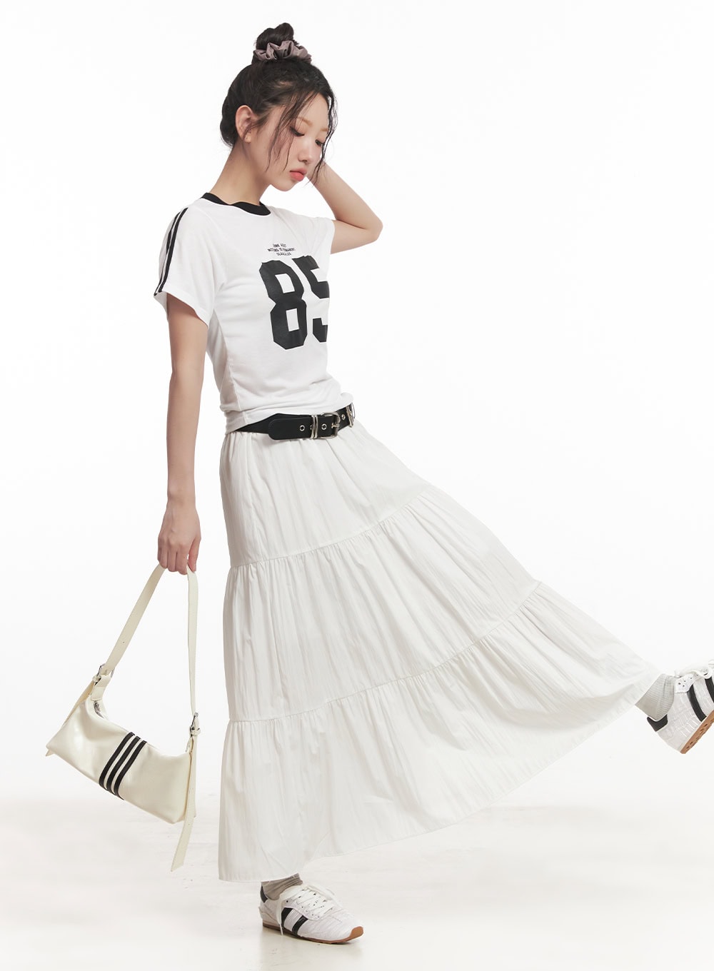 Tiered Maxi Skirt CA518