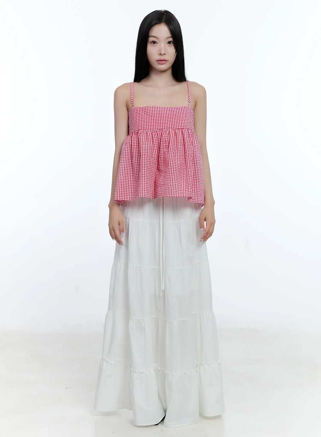 Tiered Frill Maxi Skirt CL530