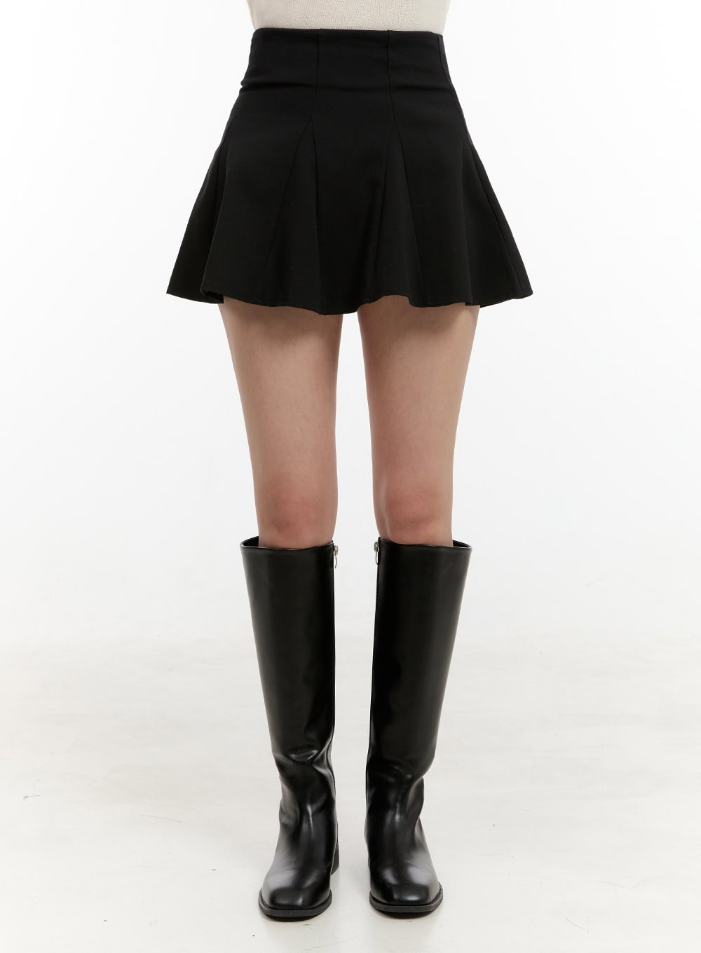High-Waist Flare Mini Skirt OG429