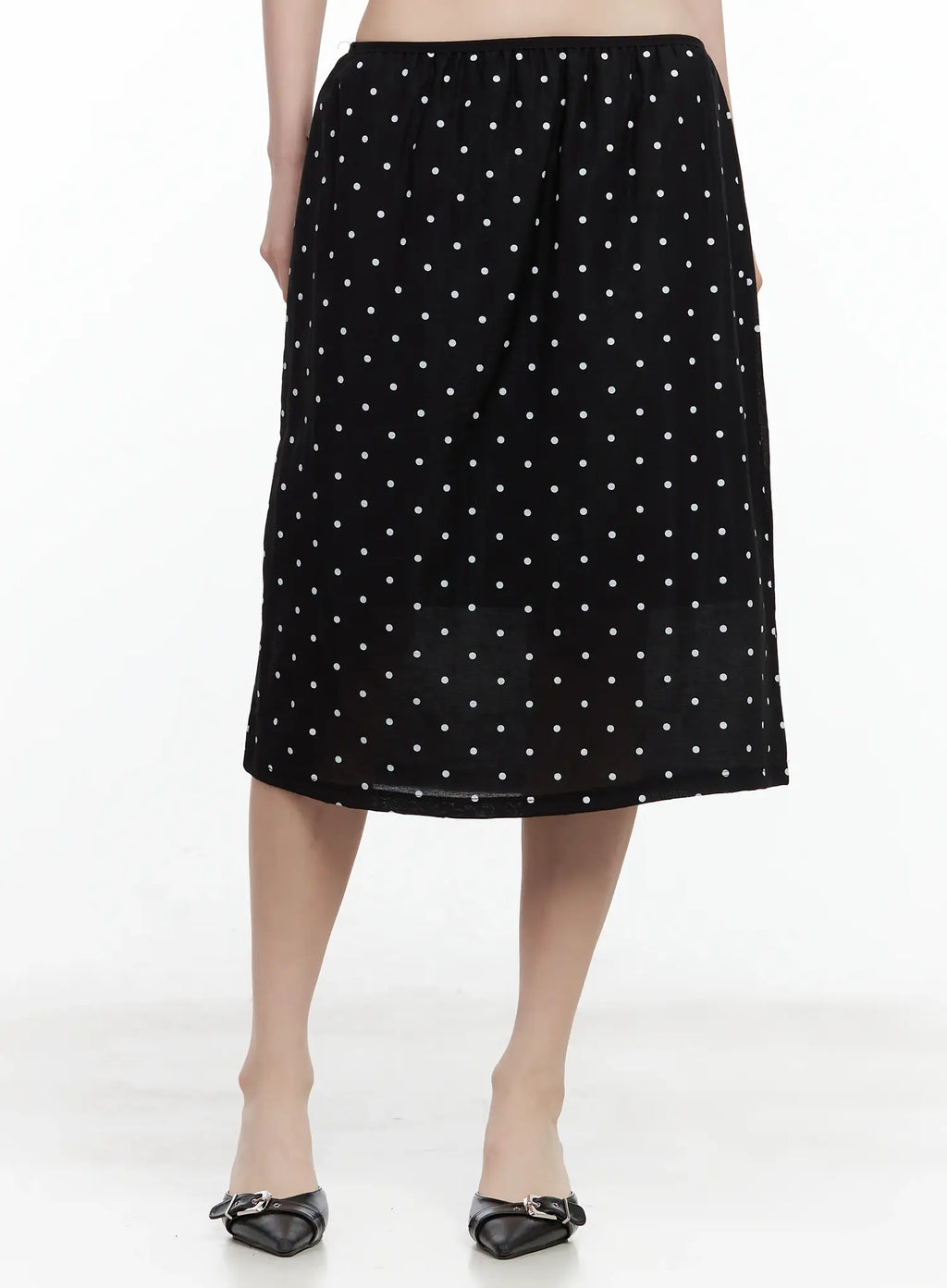 Polka Dot Midi Skirt CU530