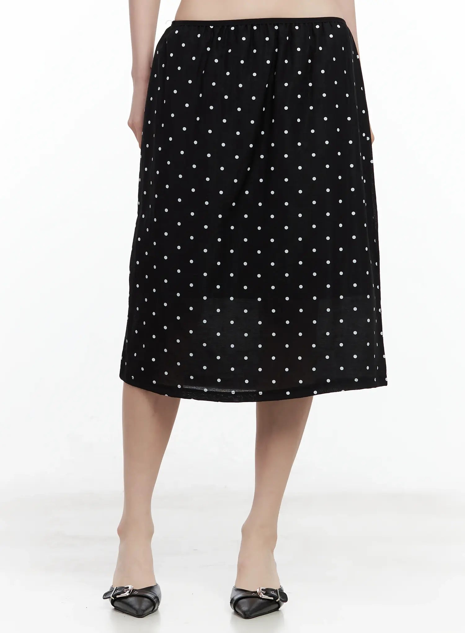 Polka Dot Midi Skirt CU530