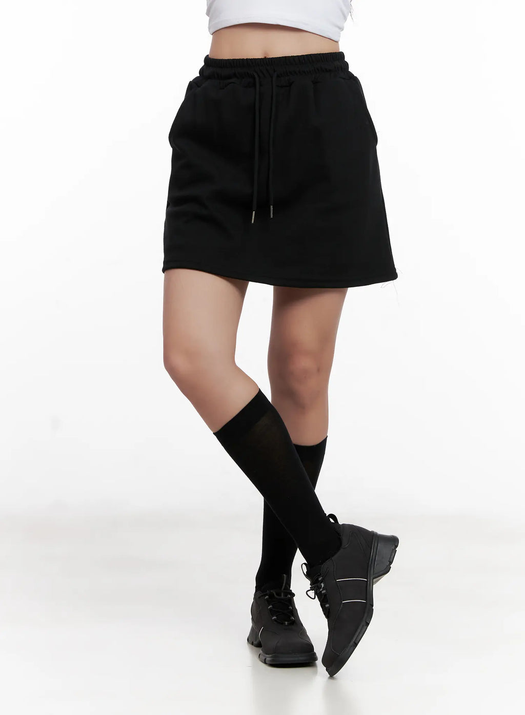 Drawstring Sweat Skirt CL518
