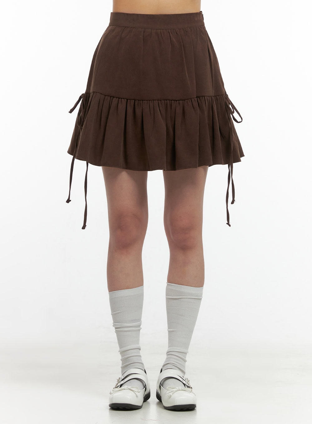Ribbon Flare Mini Skirt OO421