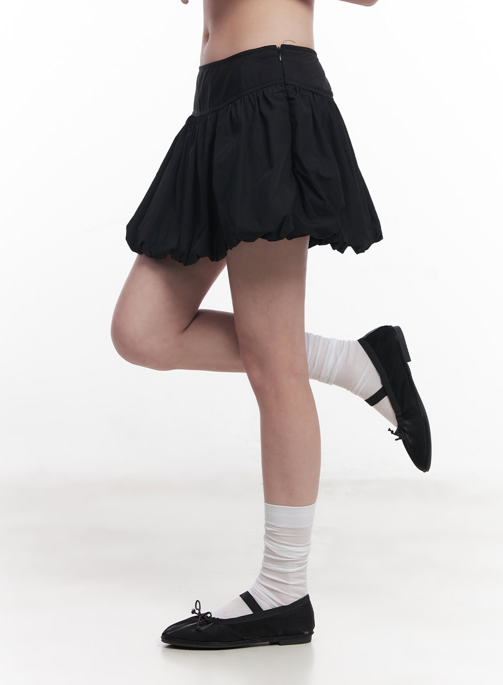 Low Rise Puffy Mini Skirt CY519