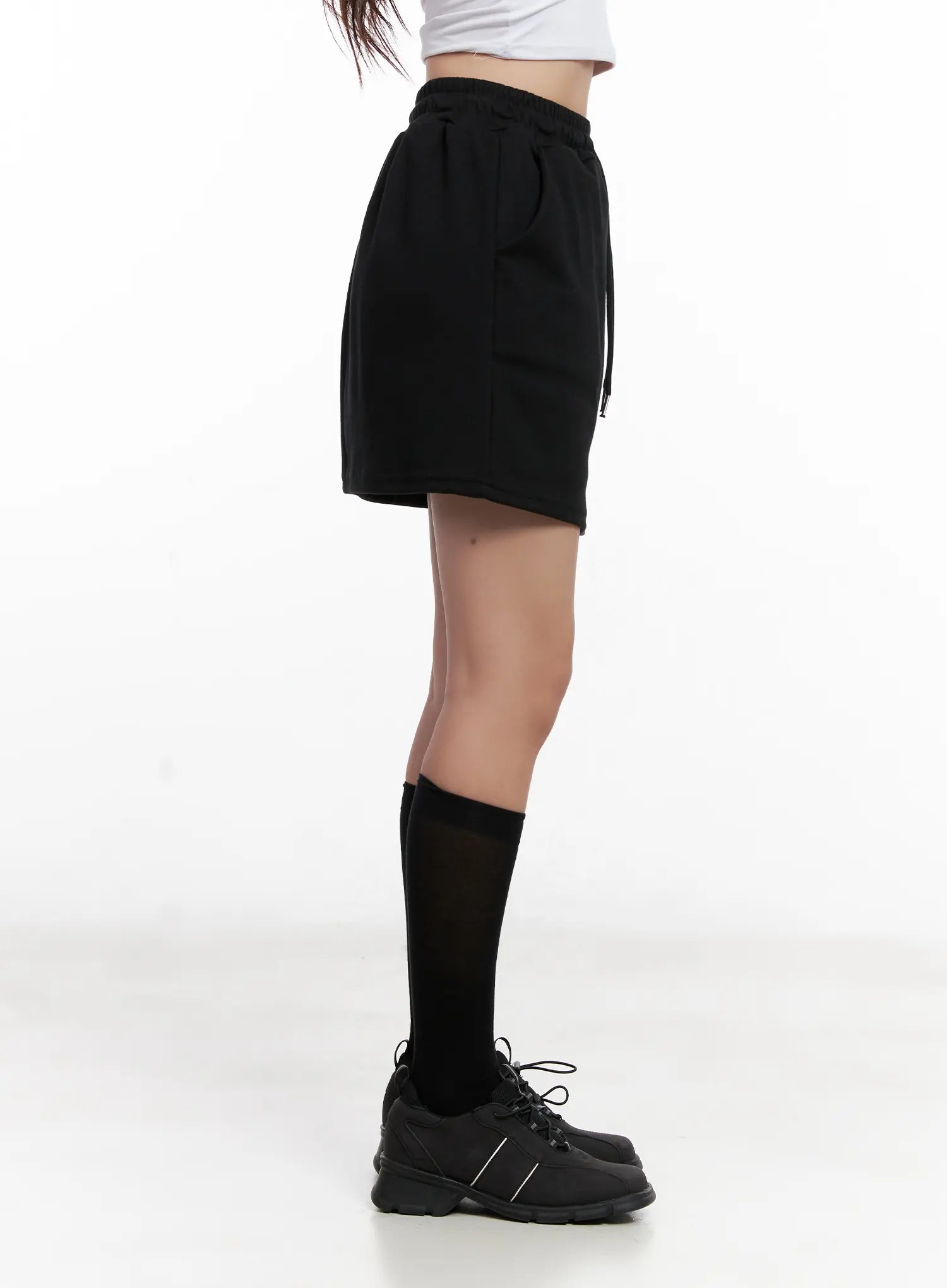 Drawstring Sweat Skirt CL518