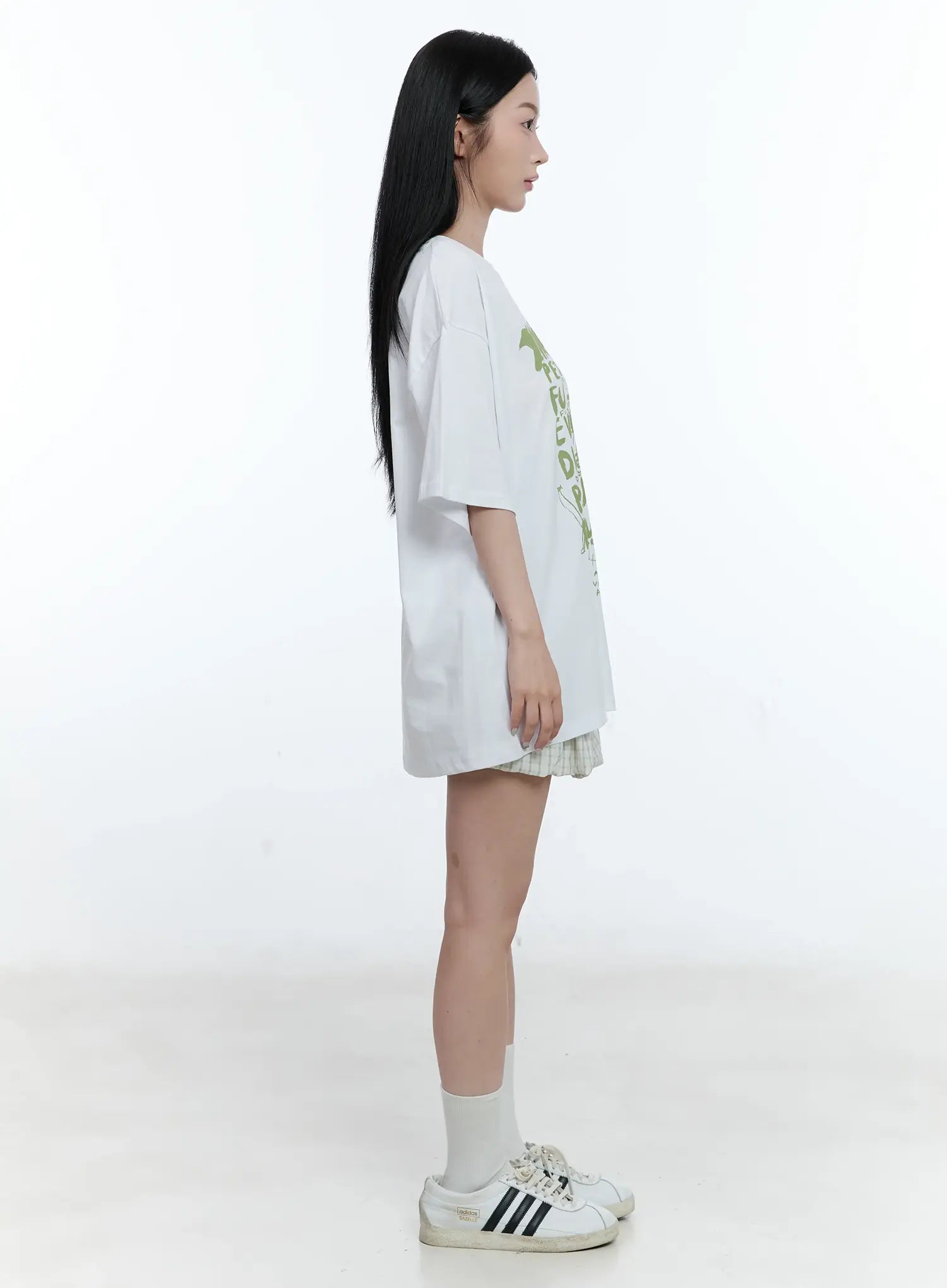 Gingham Balloon Mini Skirt CL530