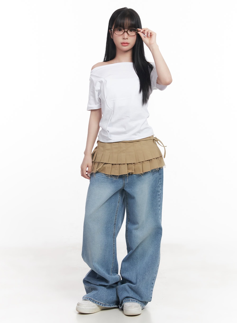 Essential Pleated Layering Skirt CY527