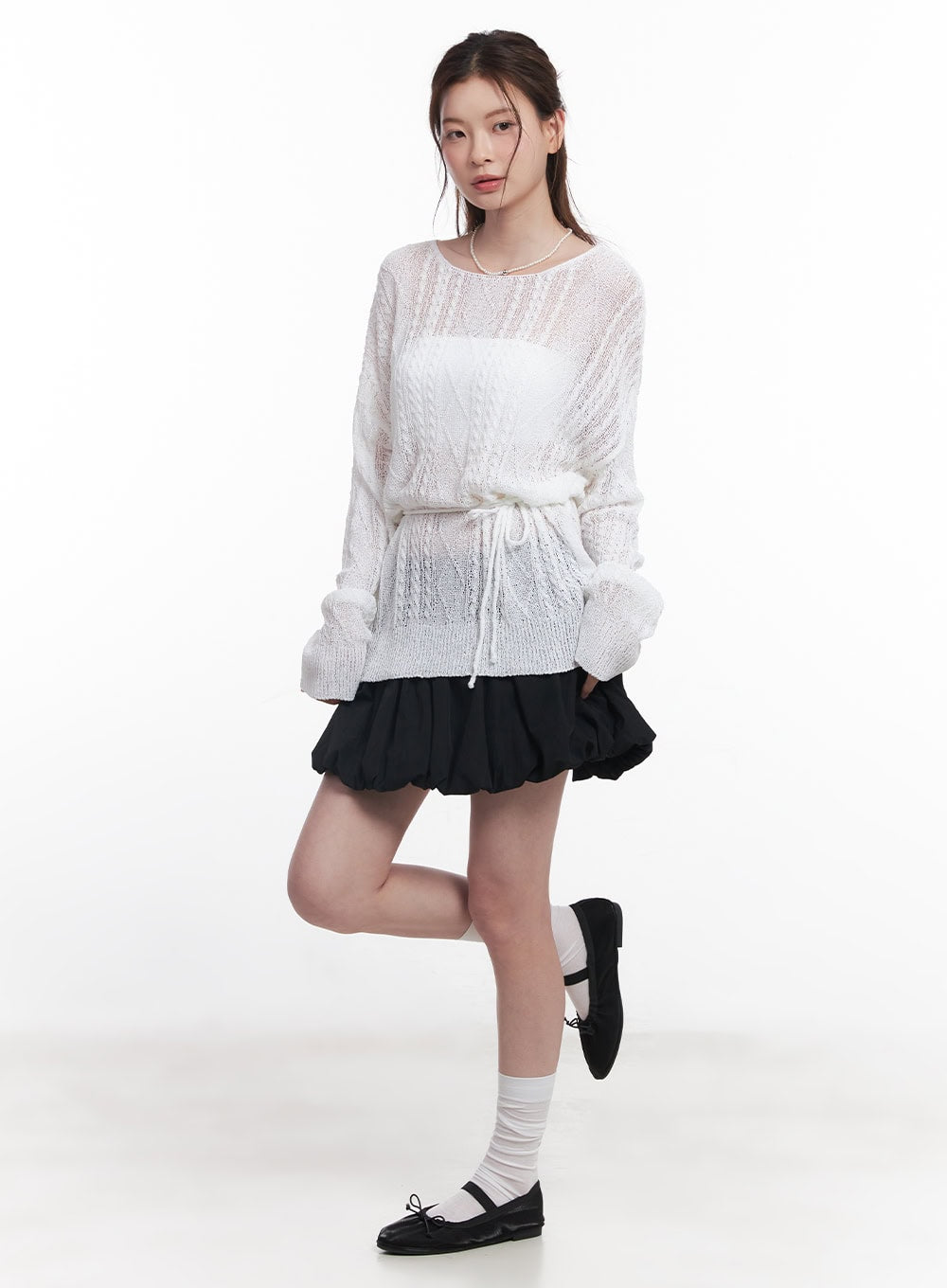 Low Rise Puffy Mini Skirt CY519