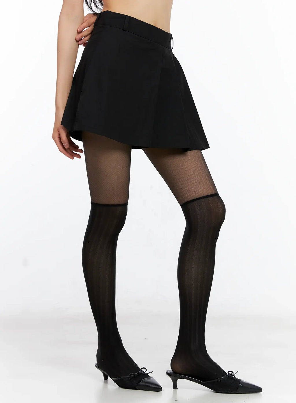 Pleated A-Line Mini Skirt CL529