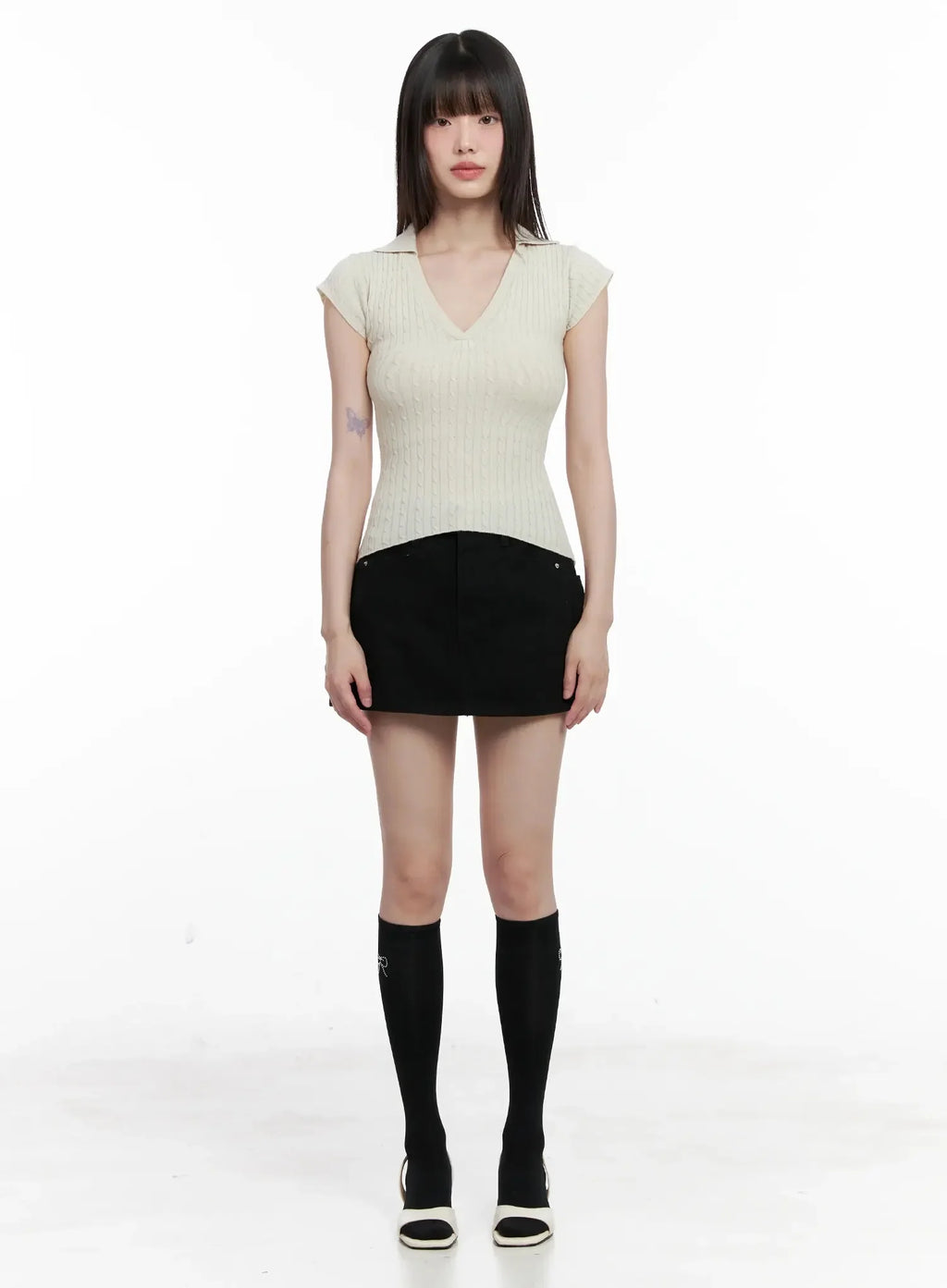 Classic Black Mini Skirt IL531