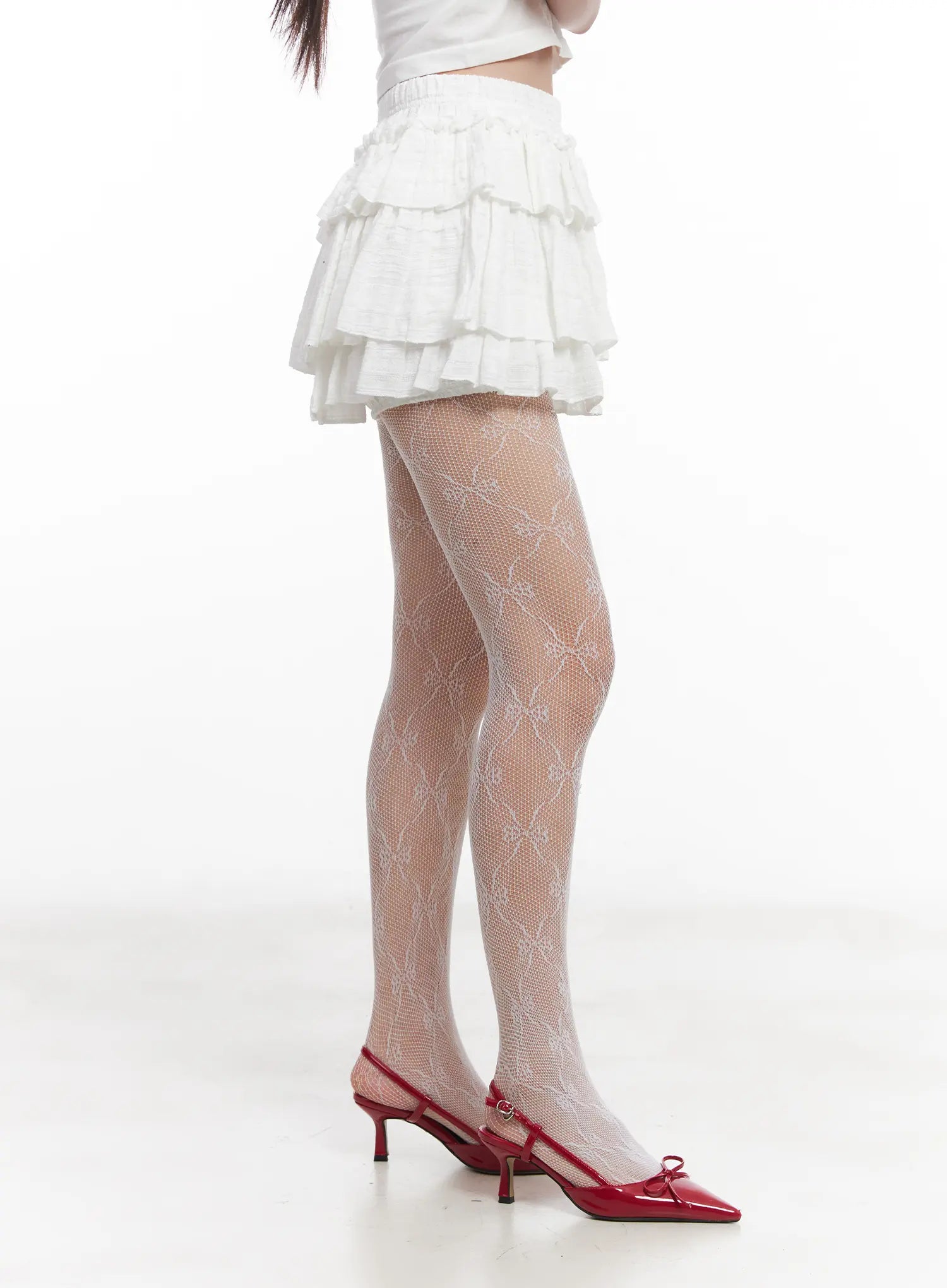 Ruffle Tiered Mini Skirt CU516