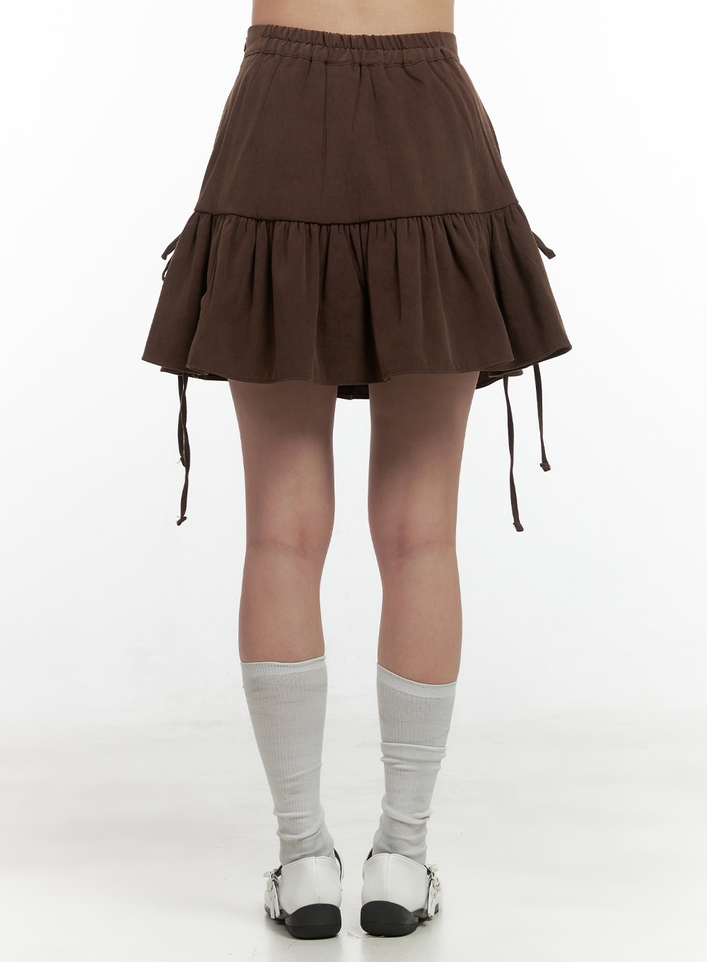 Ribbon Flare Mini Skirt OO421