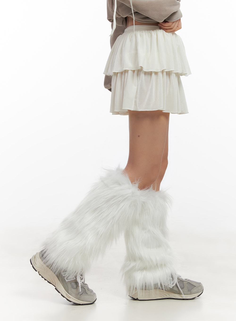 Soft Touch Ruffle Mini Skirt CD411