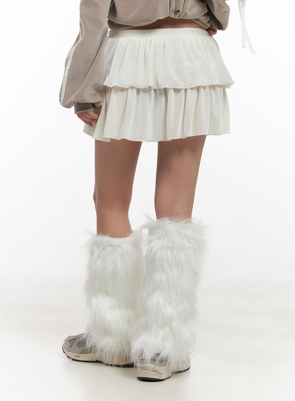 Soft Touch Ruffle Mini Skirt CD411