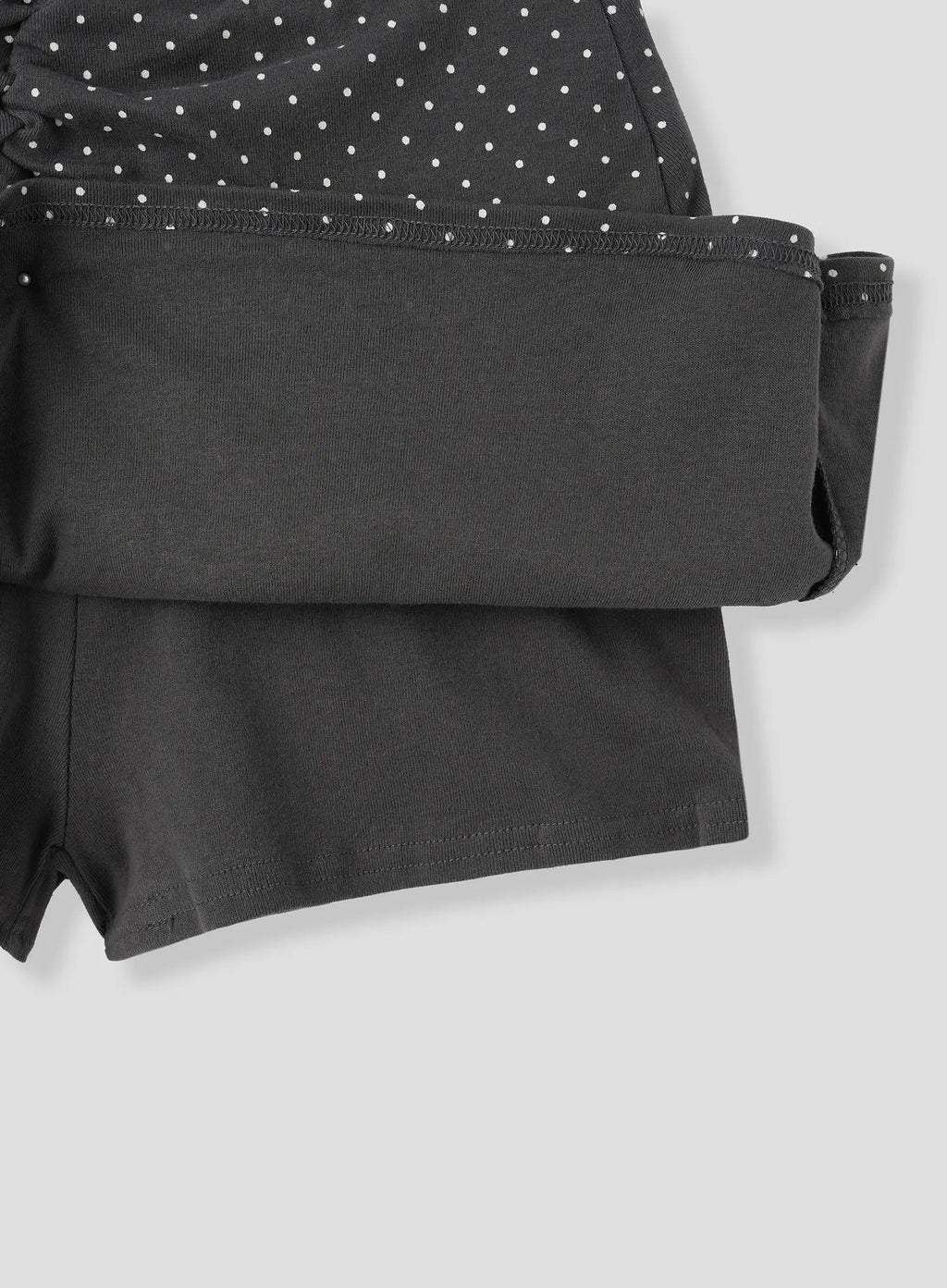 Polka Dot Ruffle Mini Skirt IU526