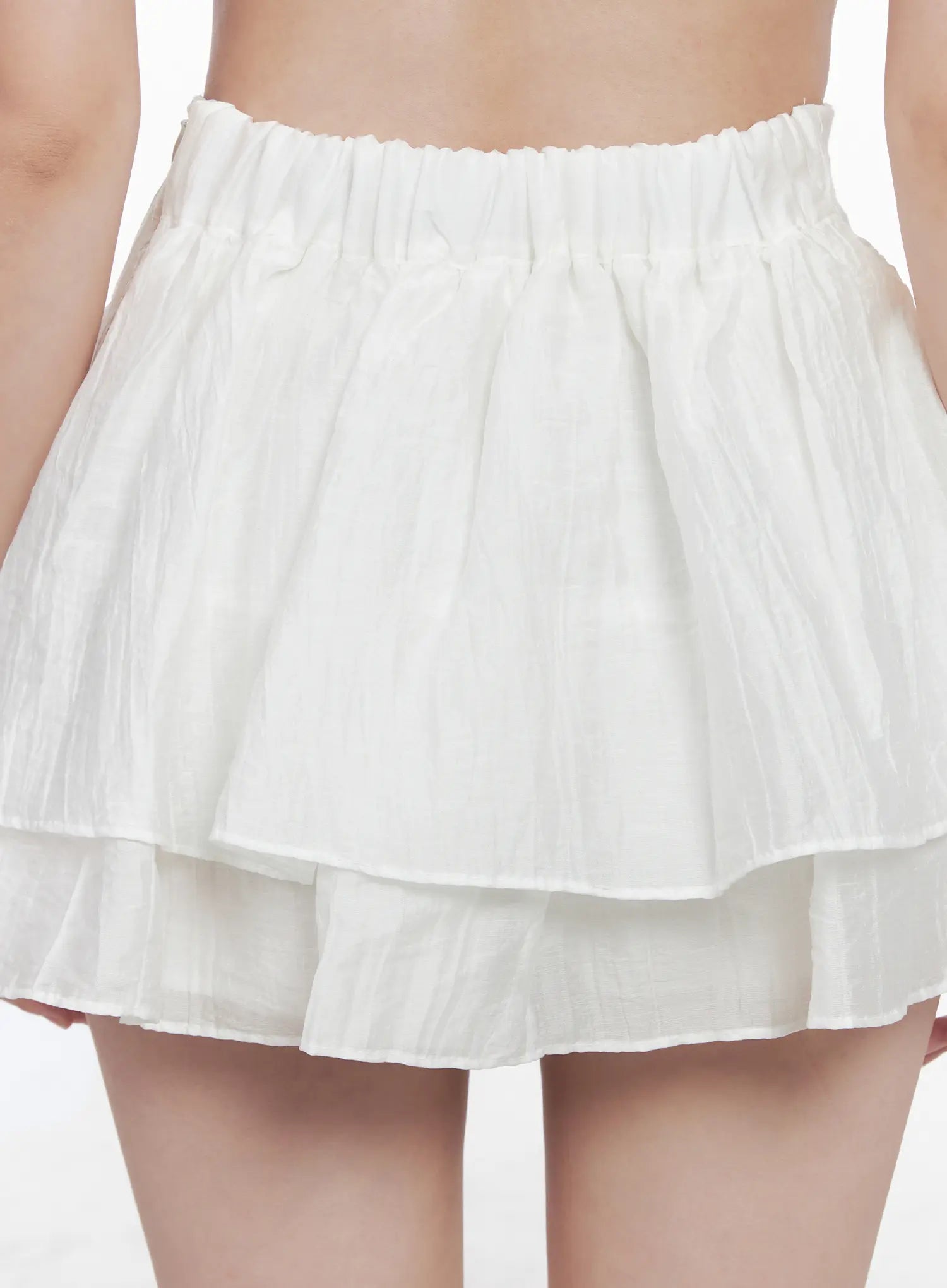 Layered Ruffle Mini Skirt CL523
