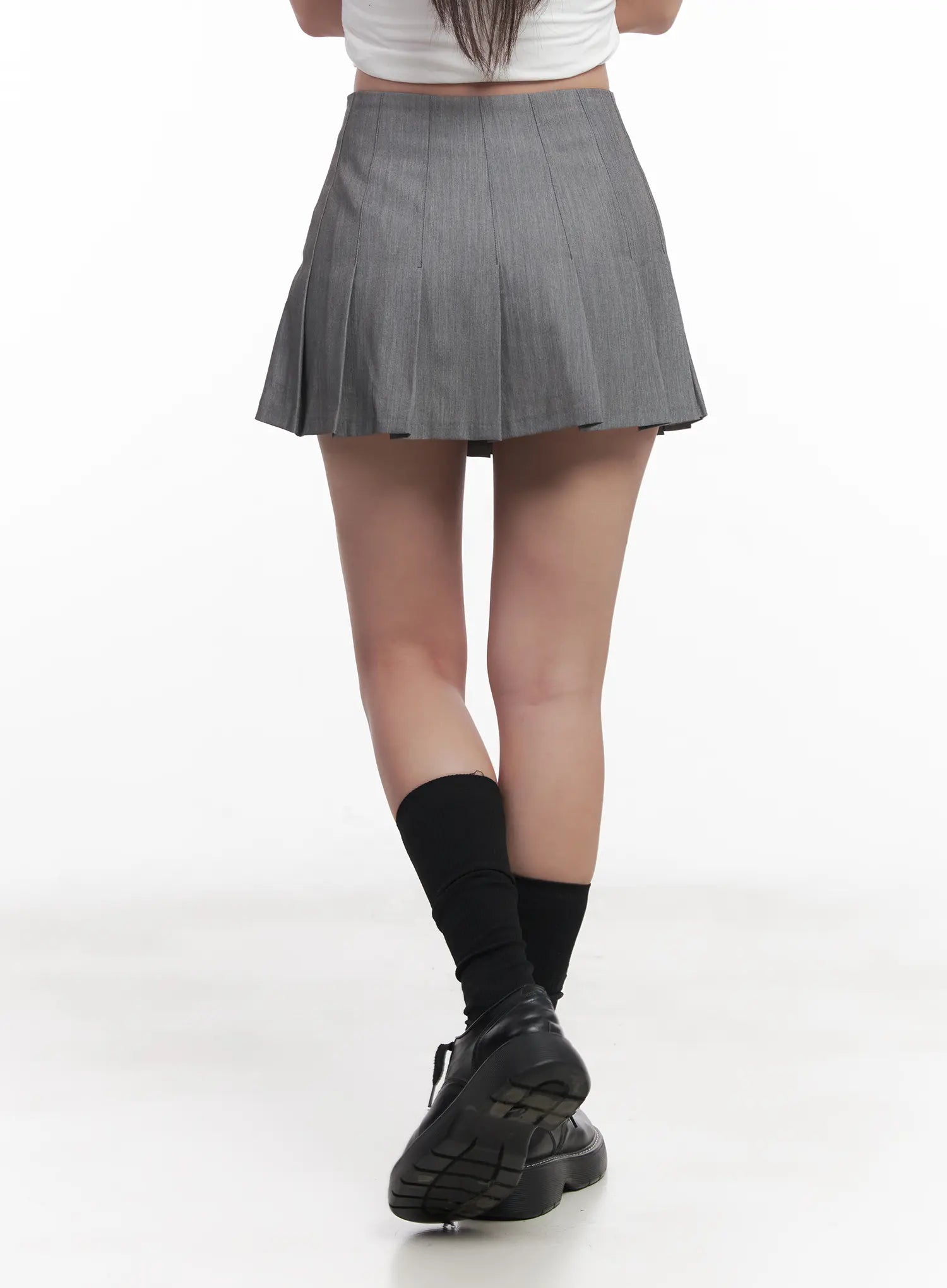 Pleated Mini Skirt CU517