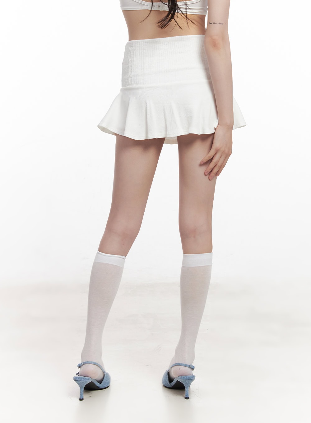 Flared Ruffle Mini Skirt CY520