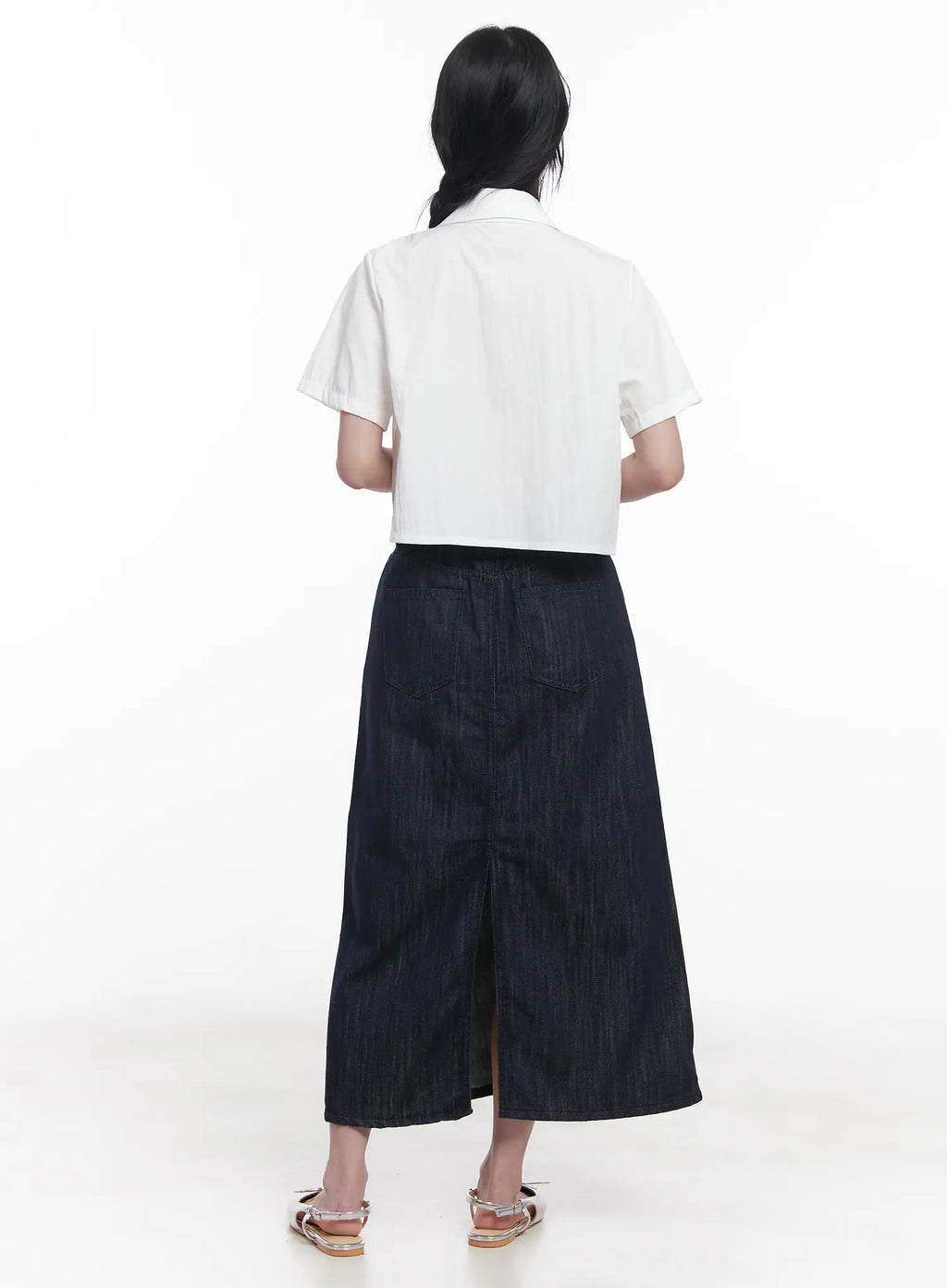 Straight-Fit Maxi Skirt CU525