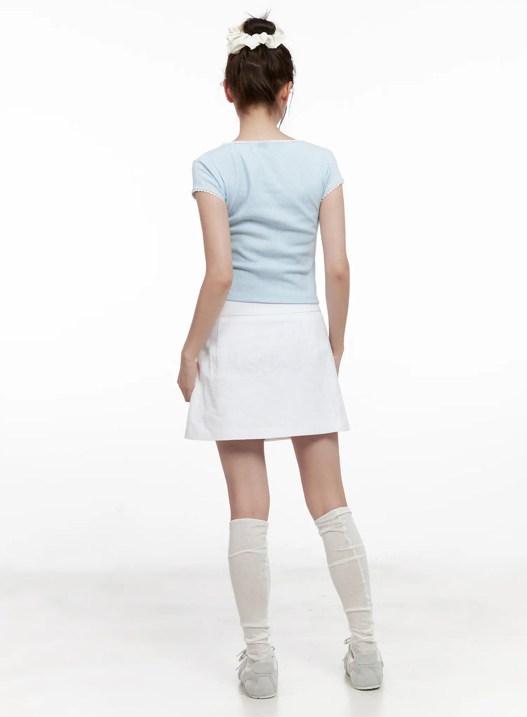 Linen Mini Skort CL524