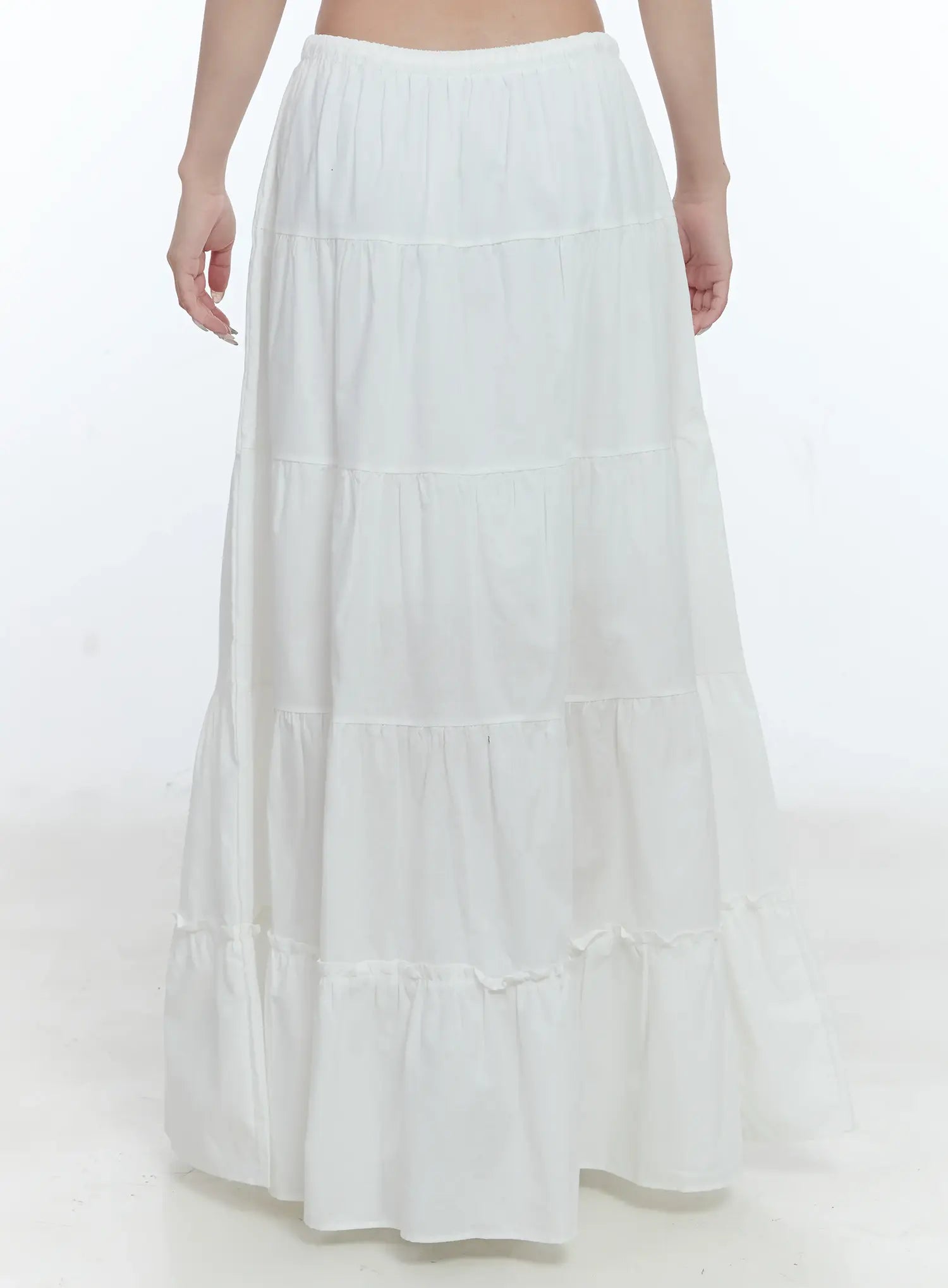 Tiered Frill Maxi Skirt CL530