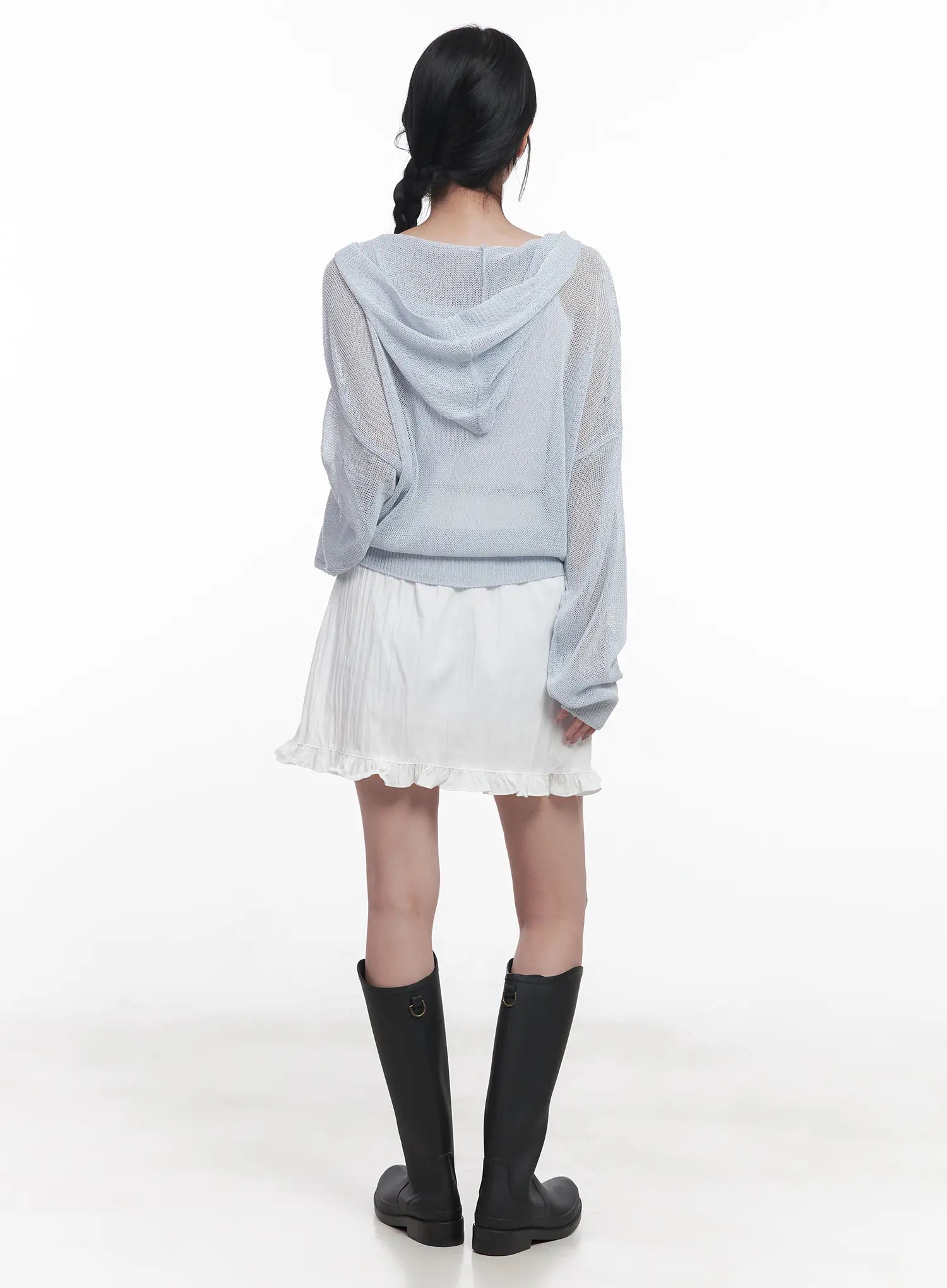 Frill Trim Mini Skirt CU523