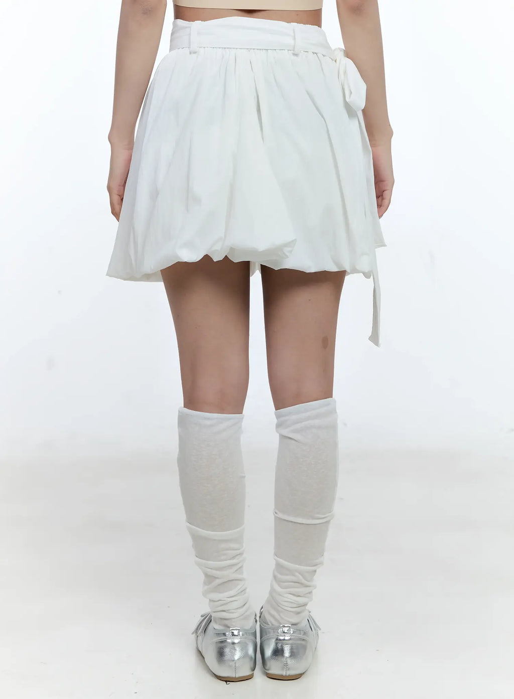 Wrap-Style Balloon Skirt CL530