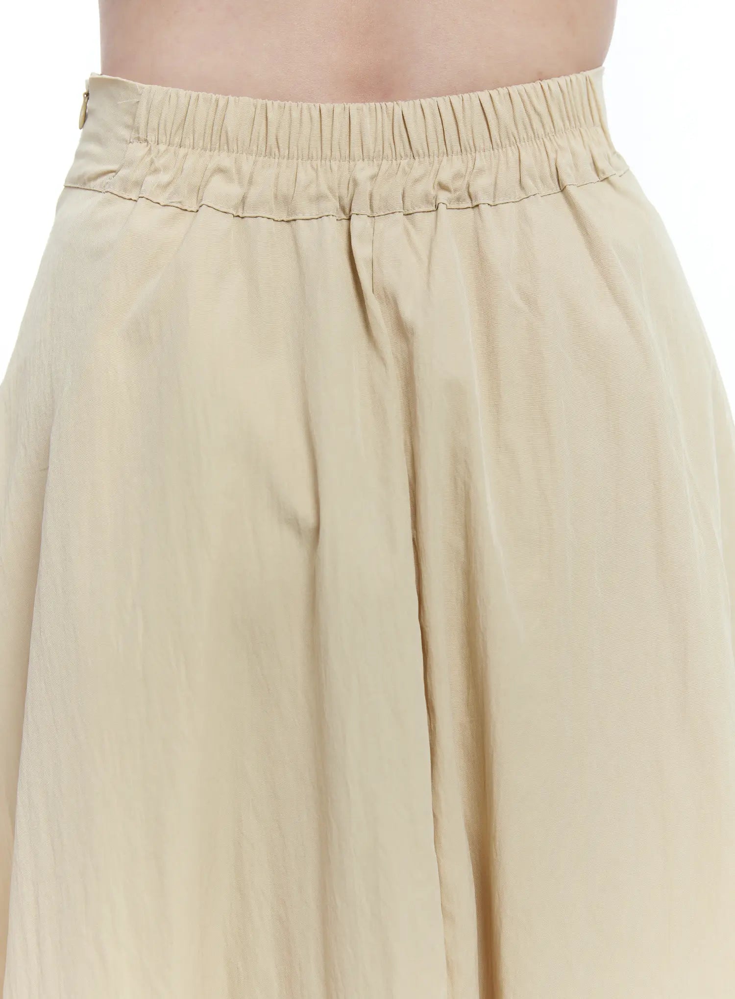 Flared Flowy Midi Skirt CU513