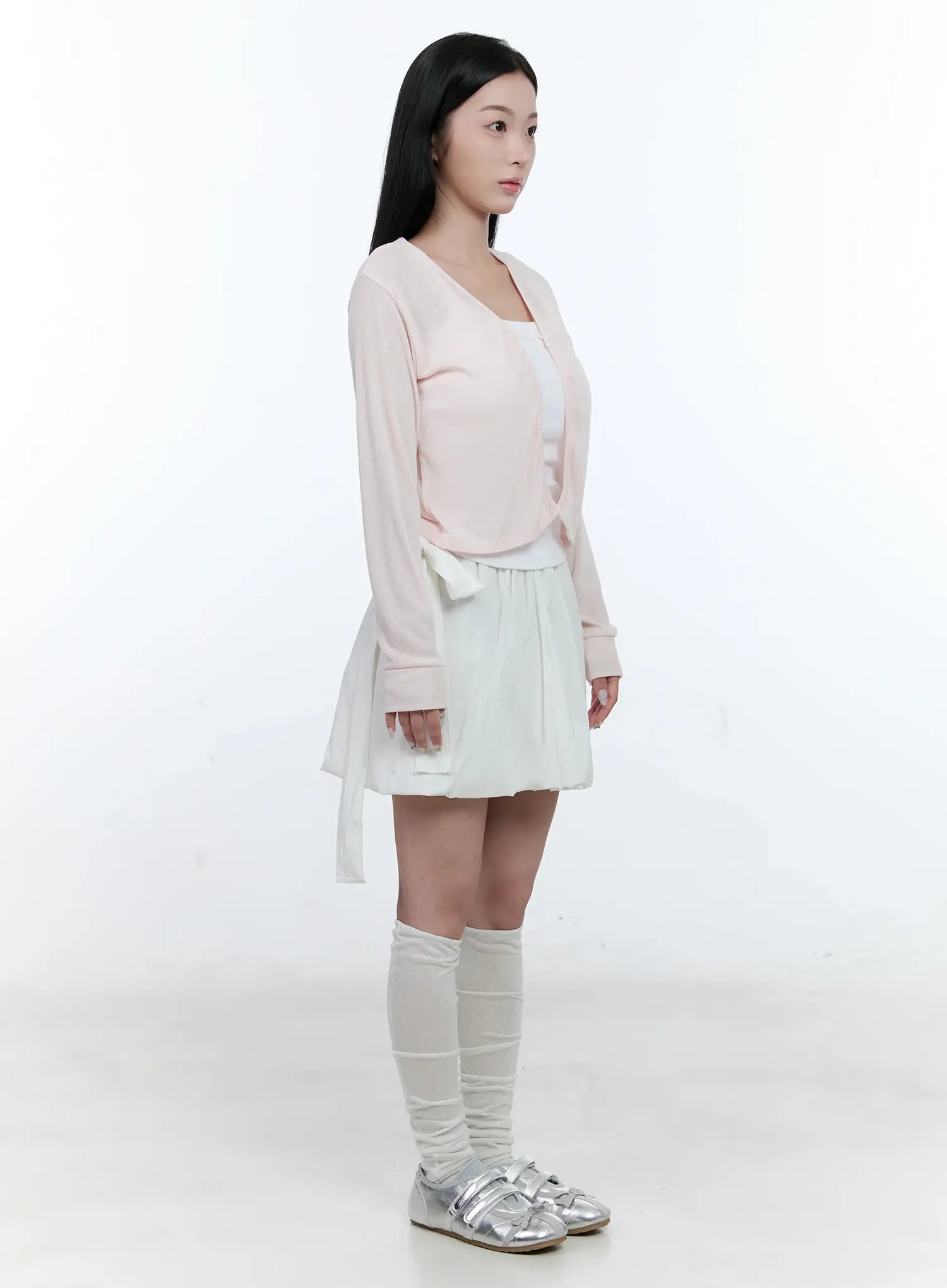 Wrap-Style Balloon Skirt CL530