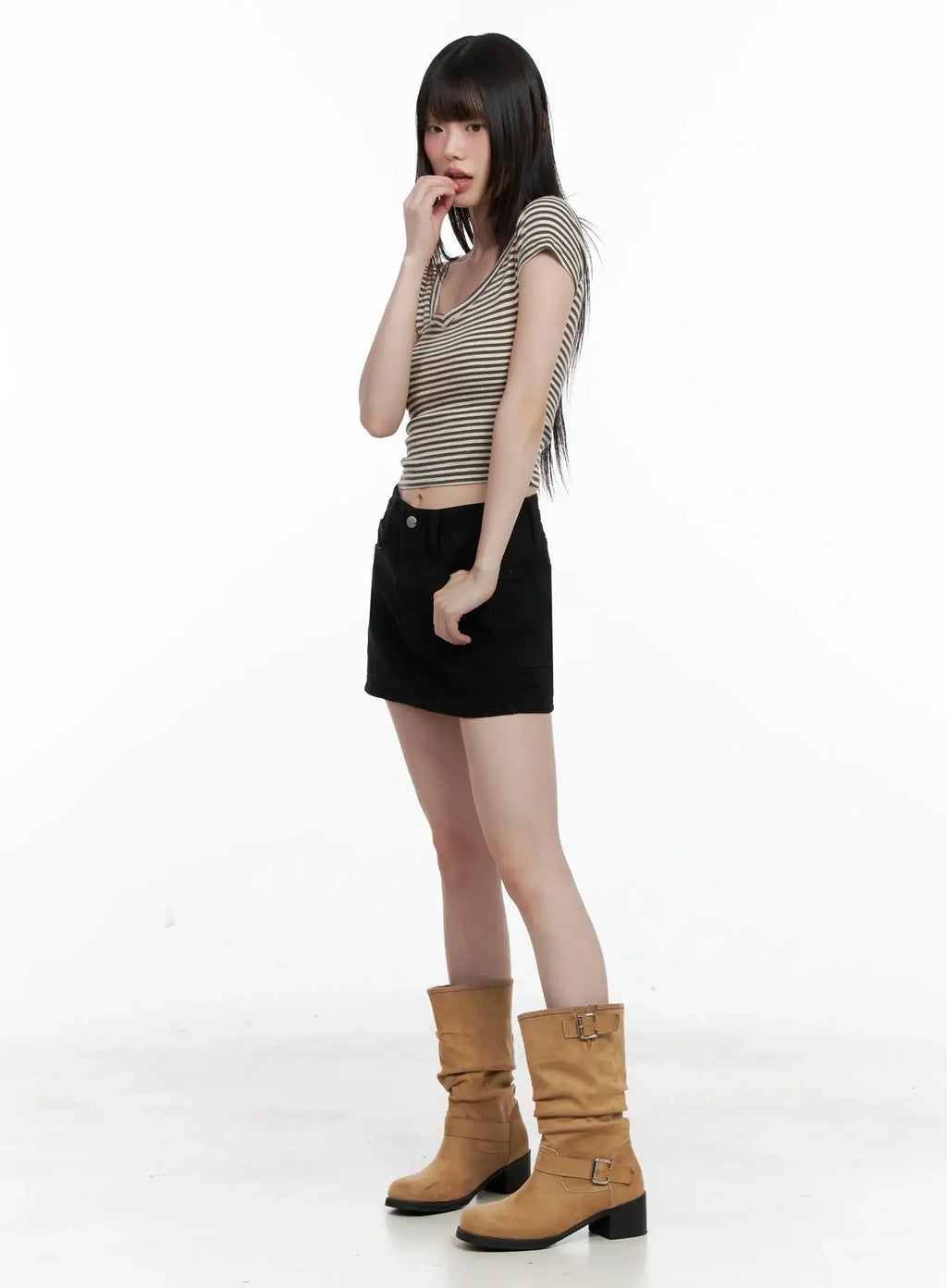 Classic Black Mini Skirt IL531