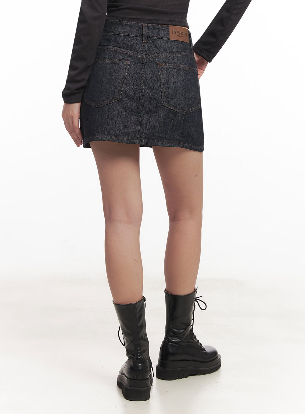 Dark Denim Mini Skirt IM528