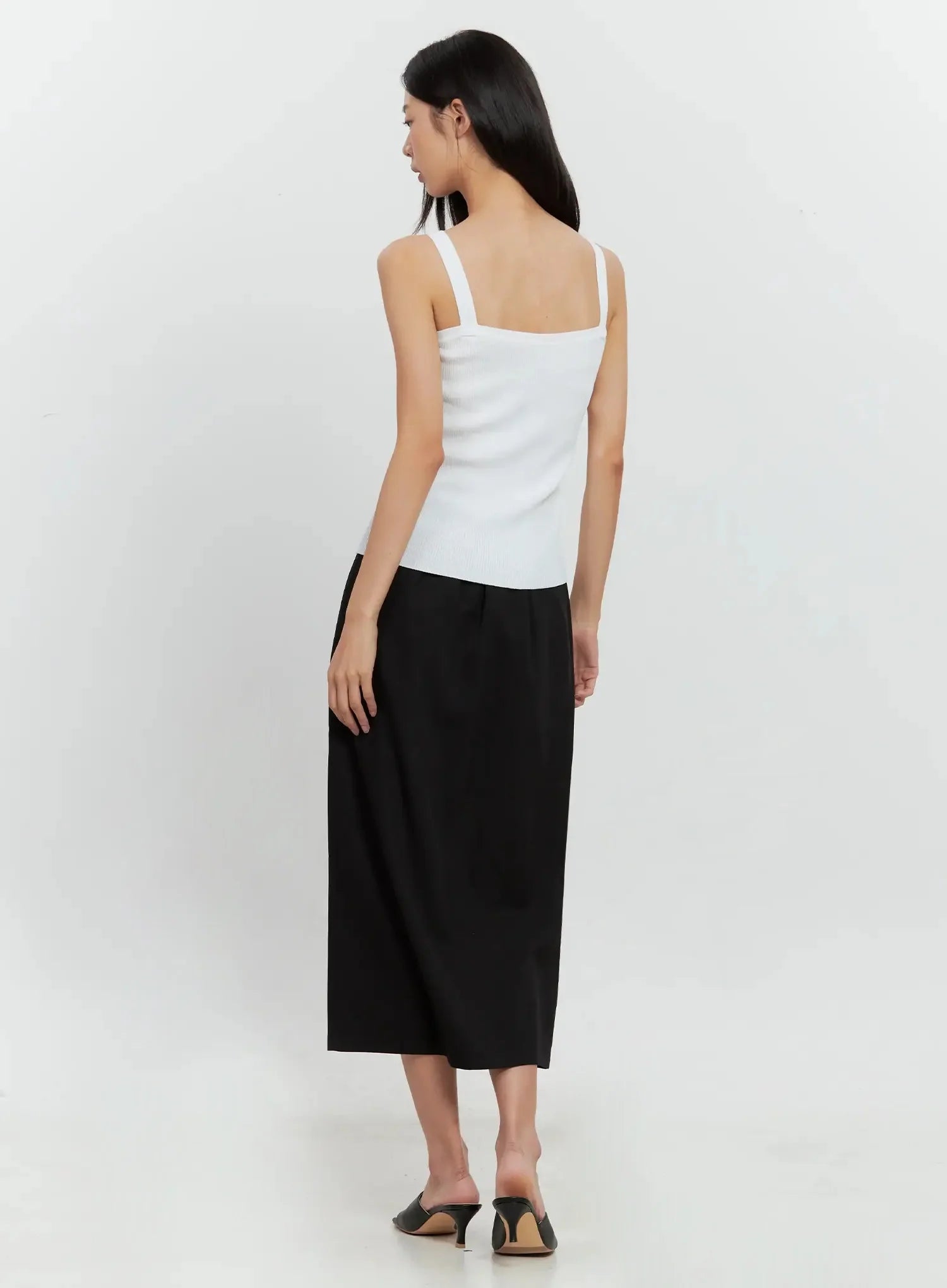 Side-Slit Midi Skirt IL528