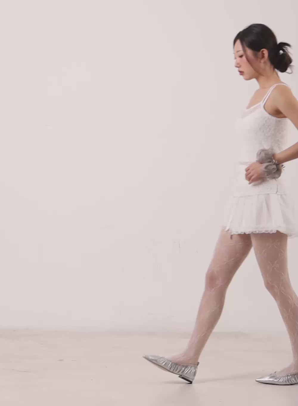 Royal Lace Frill Mini Skirt IM528