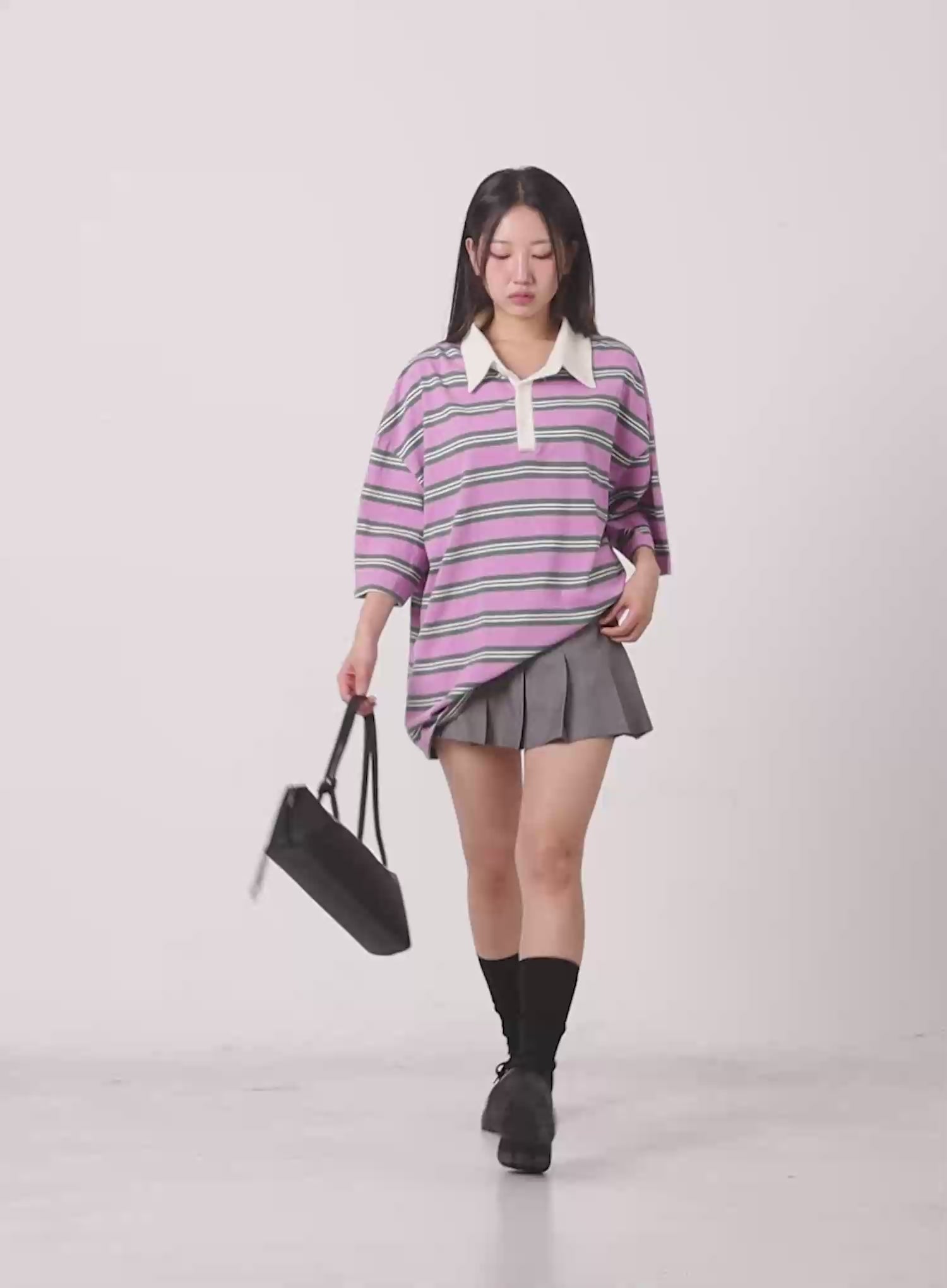 Pleated Mini Skirt CU517