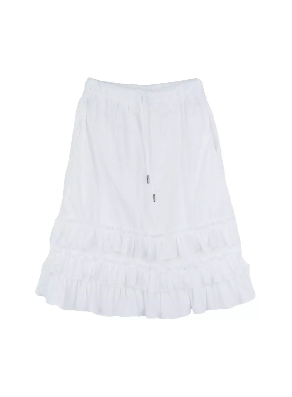 Ruffled Layered Midi Skirt IL528