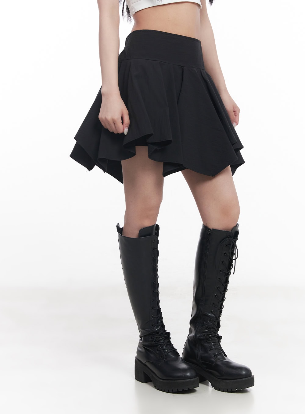 Flare Handkerchief Mini Skirt CY527