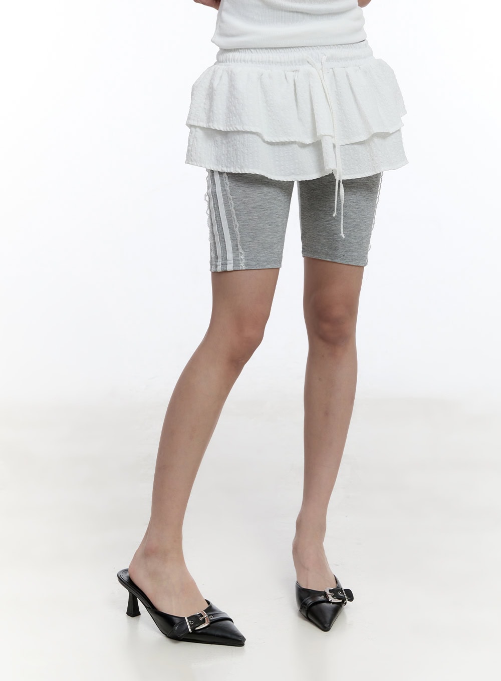 Ruffle-Layered Mini Skirt CU502