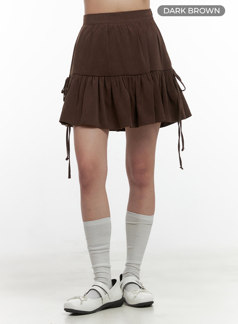 Ribbon Flare Mini Skirt OO421
