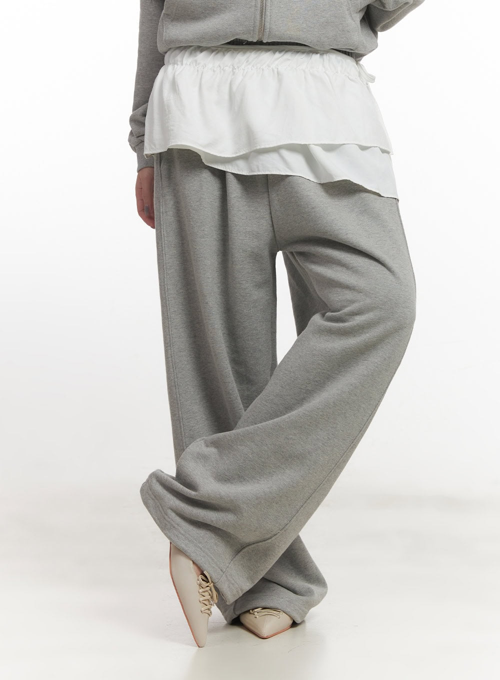 Ribbon Wrap Flare Mini Skirt CF525