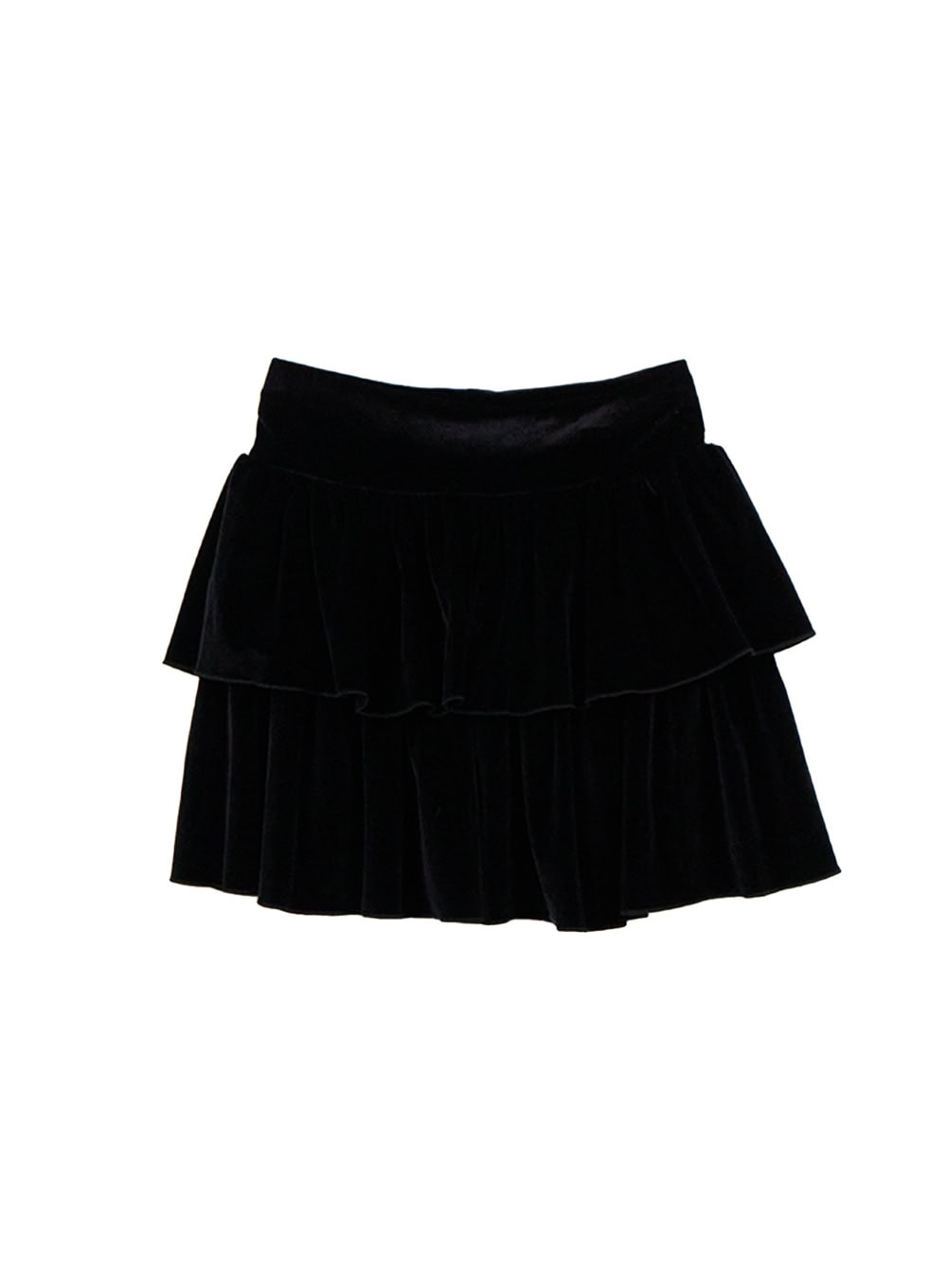 Soft Touch Ruffle Mini Skirt CD411