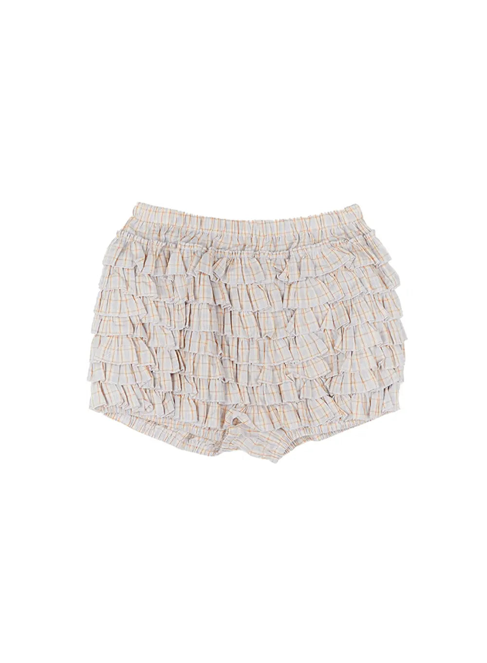 Plaid Ruffle Mini Skort CL504