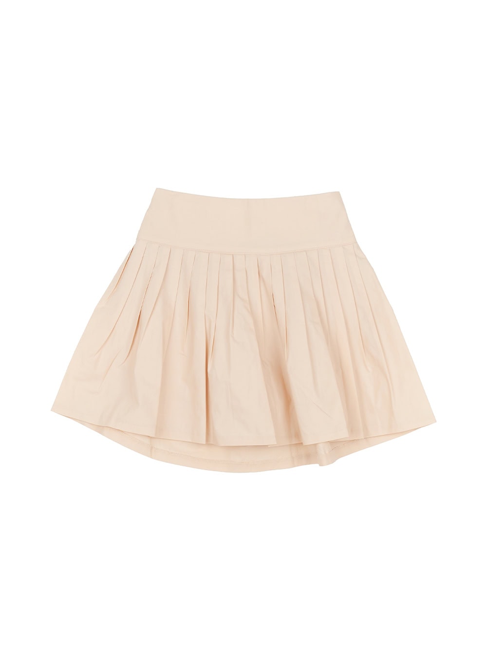 Cotton Pleated Mini Skirt CY519