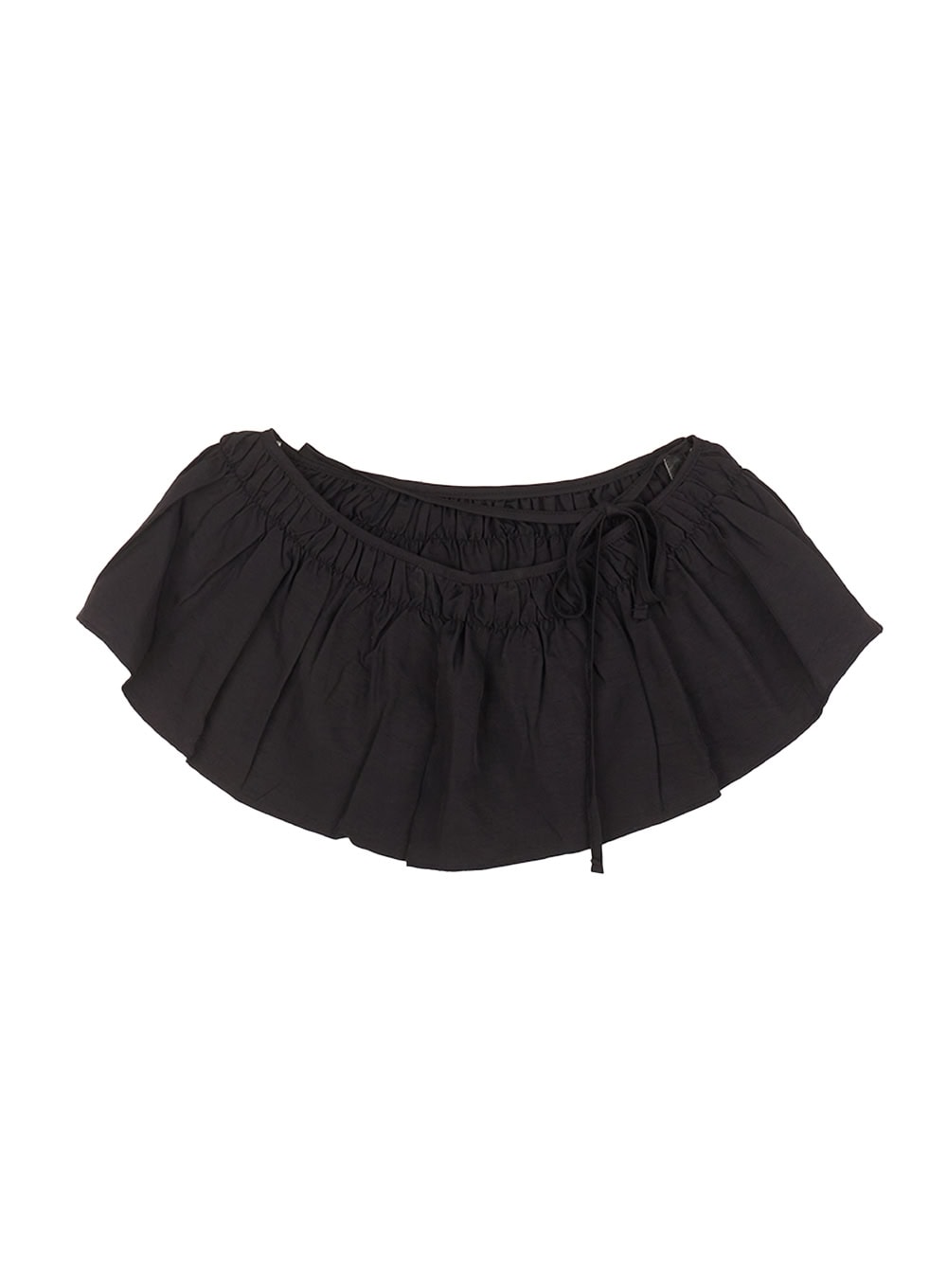 Ribbon Wrap Flare Mini Skirt CF525